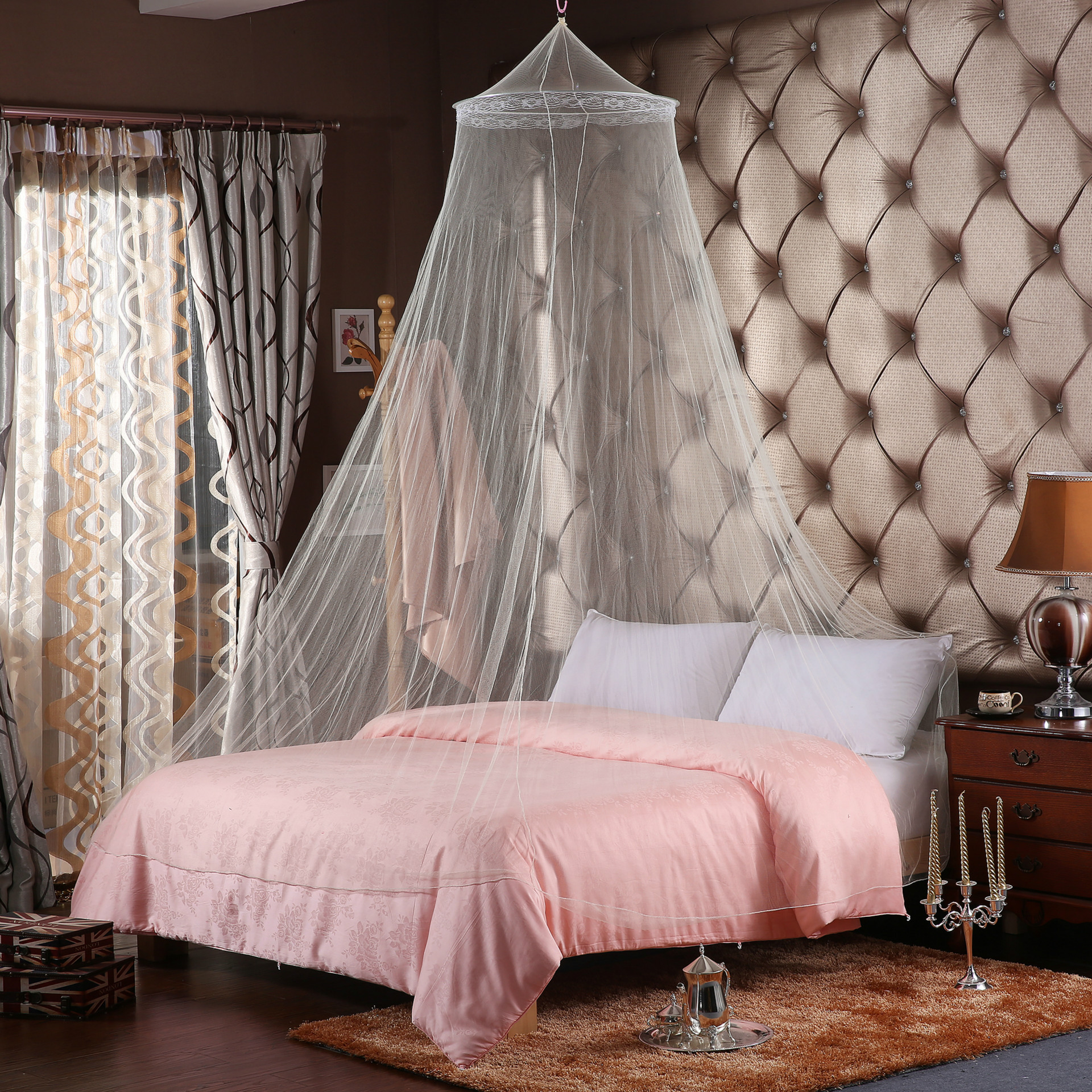 Summer Season Double Entry Emf Shielding Hf Lf Faraday King Size Bed Tent Mosquito Net