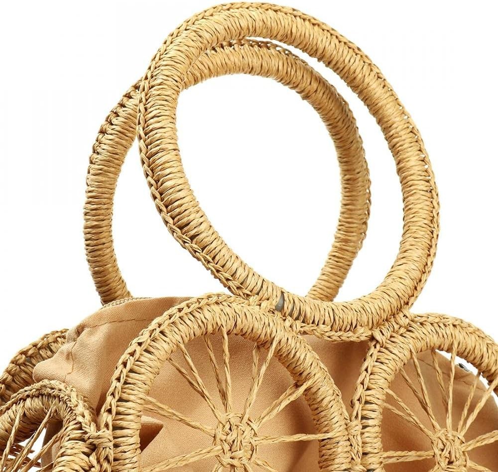 WOMENS LARGE STRAW BAGS BEACH TOTE BAG HANDWOVEN HOBO BAG SUMMER BEACH BAG STRAW HANDBAG