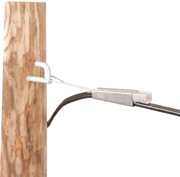 stainless steel drop wire clamp application