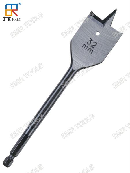 BMR TOOLS Industrial Spade Paddle Flat drill 30mm Flat Wood Drill Bits High