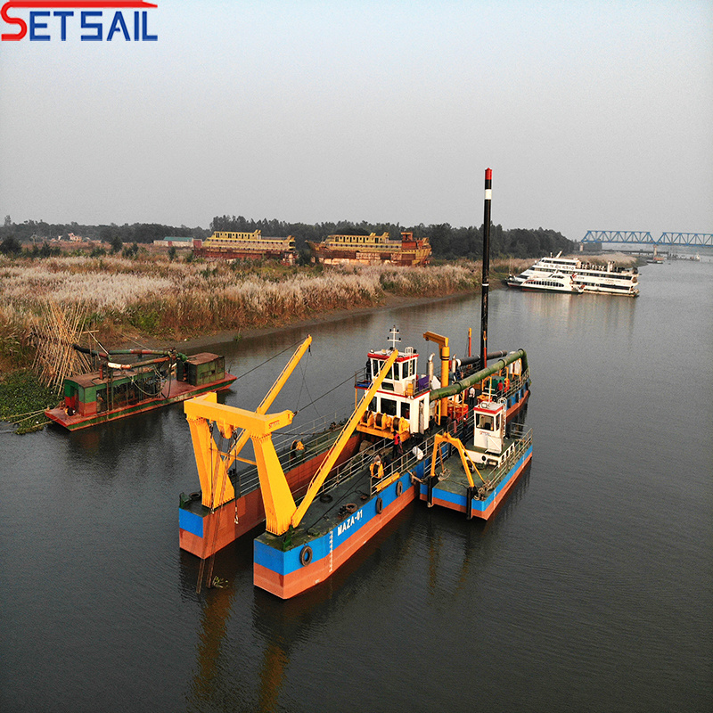 Hydraulic 12 Inch Cutter Suction Dredger for River Sand