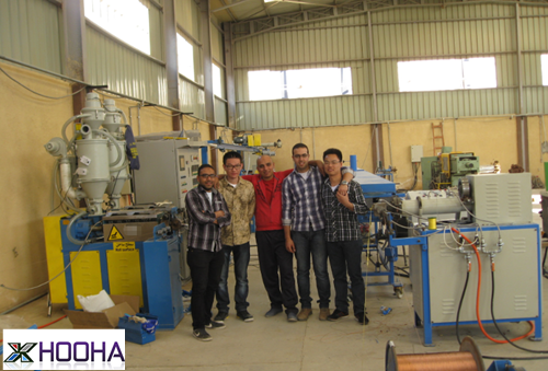 Flexible Copper Conductor Wire Extrusion Machine 380V Power Cable Extruder Machine Copper Wire Extrusion Machine