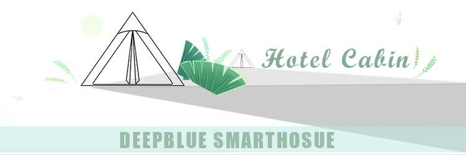 Prefab Light Steel Hotel Unit Space Frame Tiny Building Wooden Cabins For Houliday