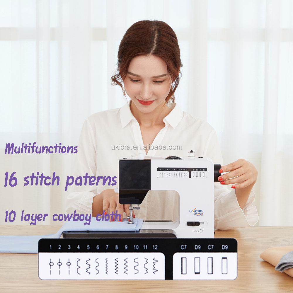 UFR-737 Domestic Multi-functional Overlock Mini Sewing Machine Compact and Versatile