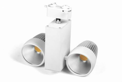 TIWIN Top Quality High CRI High Power Black Commercial 52W COB Gallery LED track lighting 50w for Stores,