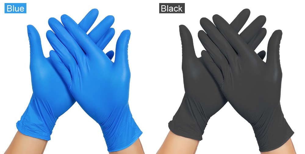 Waterproof Disposable Medical Gloves 100% Latex Material Thickness 3-9 Mil