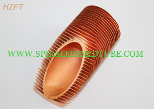 Cupro Nickel Heat Exchanger Fin Tube for Domestic Condensing Boiler 10MM Fin Height
