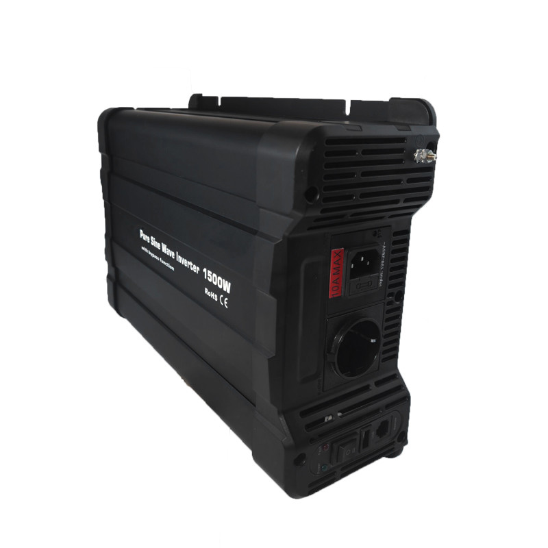 Portable 1500W Pure Sine Wave Power Inverter 12V 24V 48V Dc To Ac 110v 220v