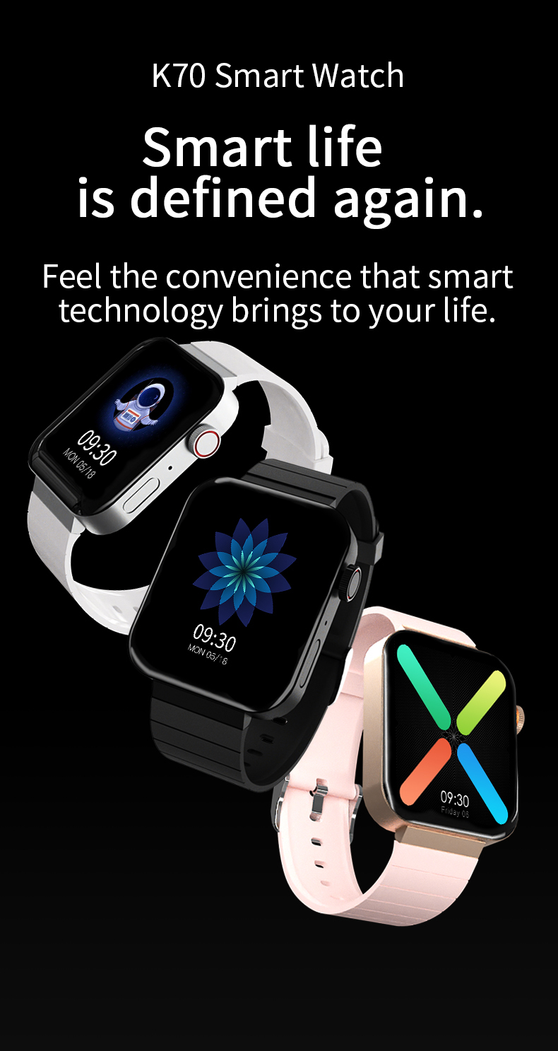 1.54 LCD Smart Wristband Watch Bracelet Sport Fitness Band Iphone Compatible Android