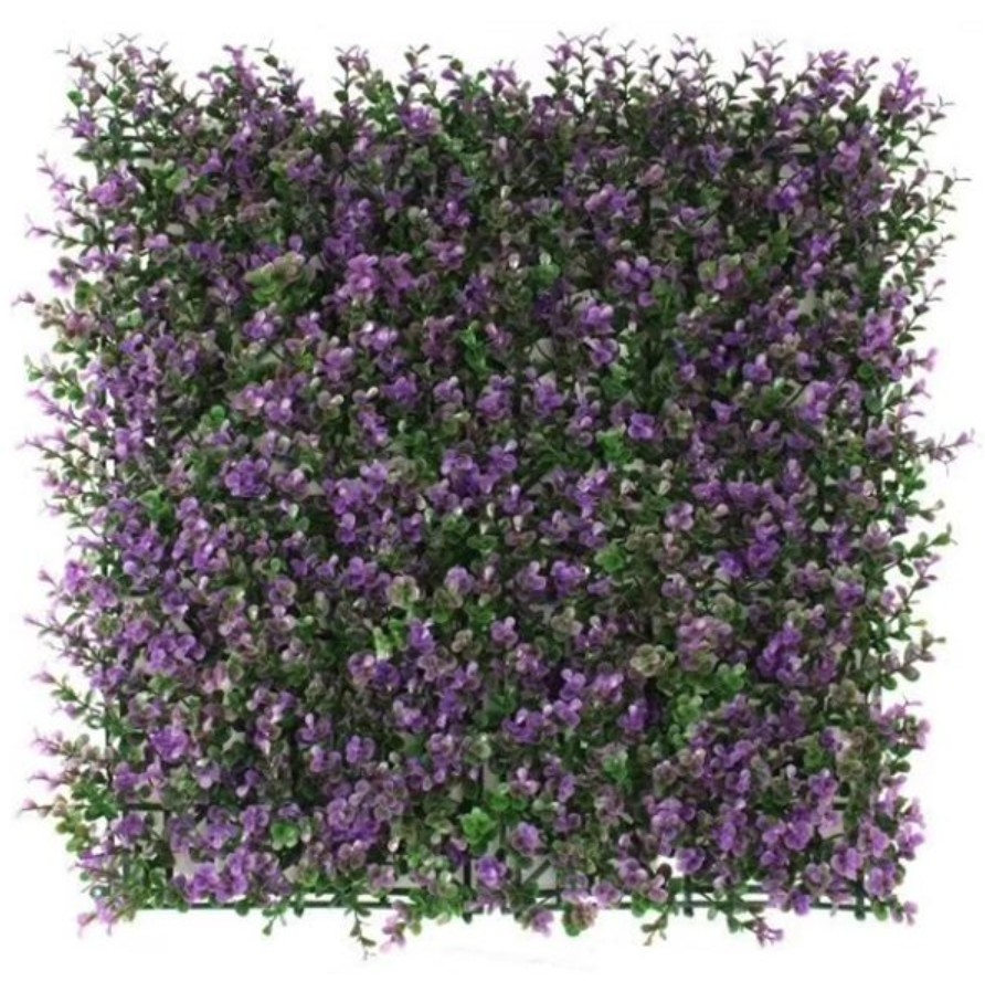 Purple Artificial Grass Wall Panels Ultimate Choice For Decorating Offices Homes Shops