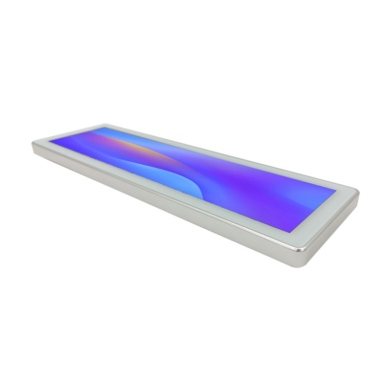 8.8 Inch Advertising Screen Aluminum Player Digital Signage Monitor Stretched Bar LCD Display