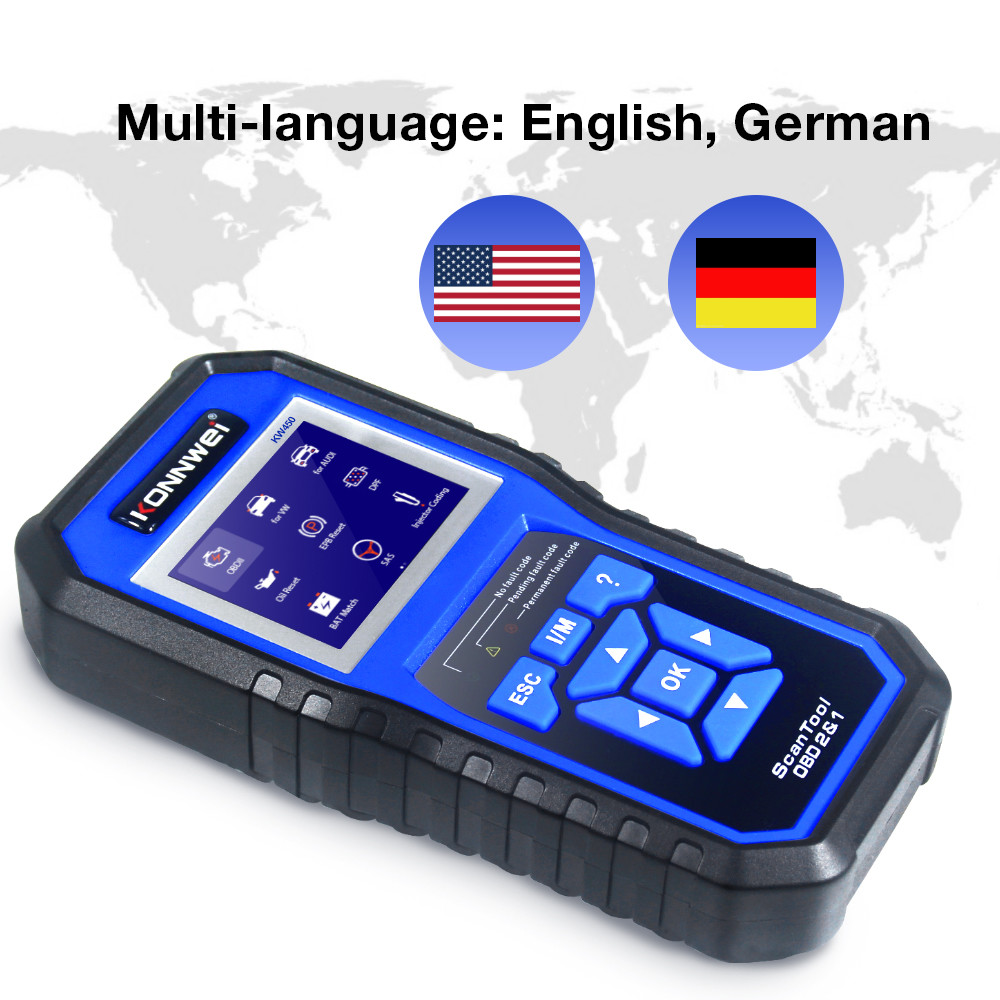 RoHS Konnwei Full System Scanner Tool Support Engine ABS Airbag