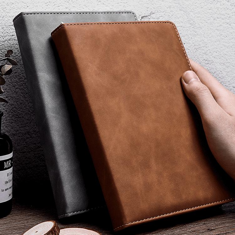 Thickening A5 PU Leather Diary Notepad with Customized Hardcover Planner Journal Notebook