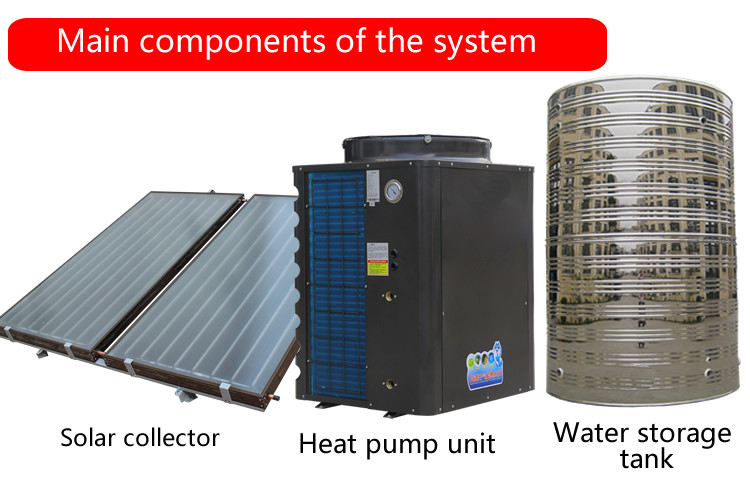 CE Certification Safety Hybrid Water Heater System , Hybrid Heat Pump Water Heater
