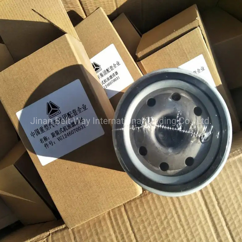 Sino HOWO Weichai Wp10 Wd615 Diesel Engine Oil Filter Vg1246070031