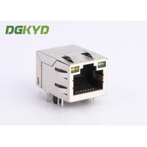 RJ45 Connector 100 megabit Cat 5 ethernet modular jack with internal magnetics