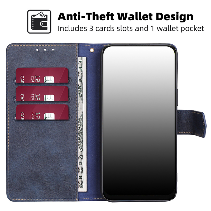 PU Leather Flip Book Case for Samsung Galaxy A03 A13 A34 A54 A73 5g A72 A53 A32 A33 A22