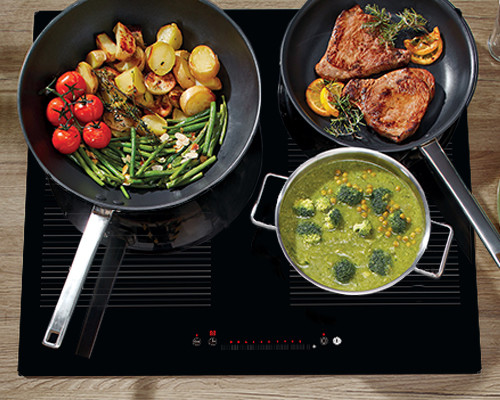 Wireless Temperature Control 9800W 5 Ring Electric Induction Hob