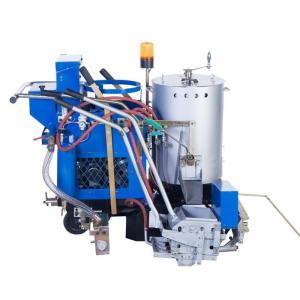 China Road Lane Automatic Line Marking Machine With Paint Tank 120L on sale