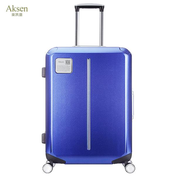 Quality Zipper Closure Luxury 20-inch Aluminum Business Suitcase with Spinner Caster Scratch-resistant Lightweight PC Modern Style Carry-on Luggage for sale