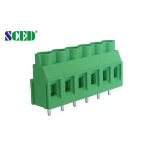 UL94-V0 Class Brass PCB Screw Terminal Block 7.62mm Pitch M3 300V 30A PA66