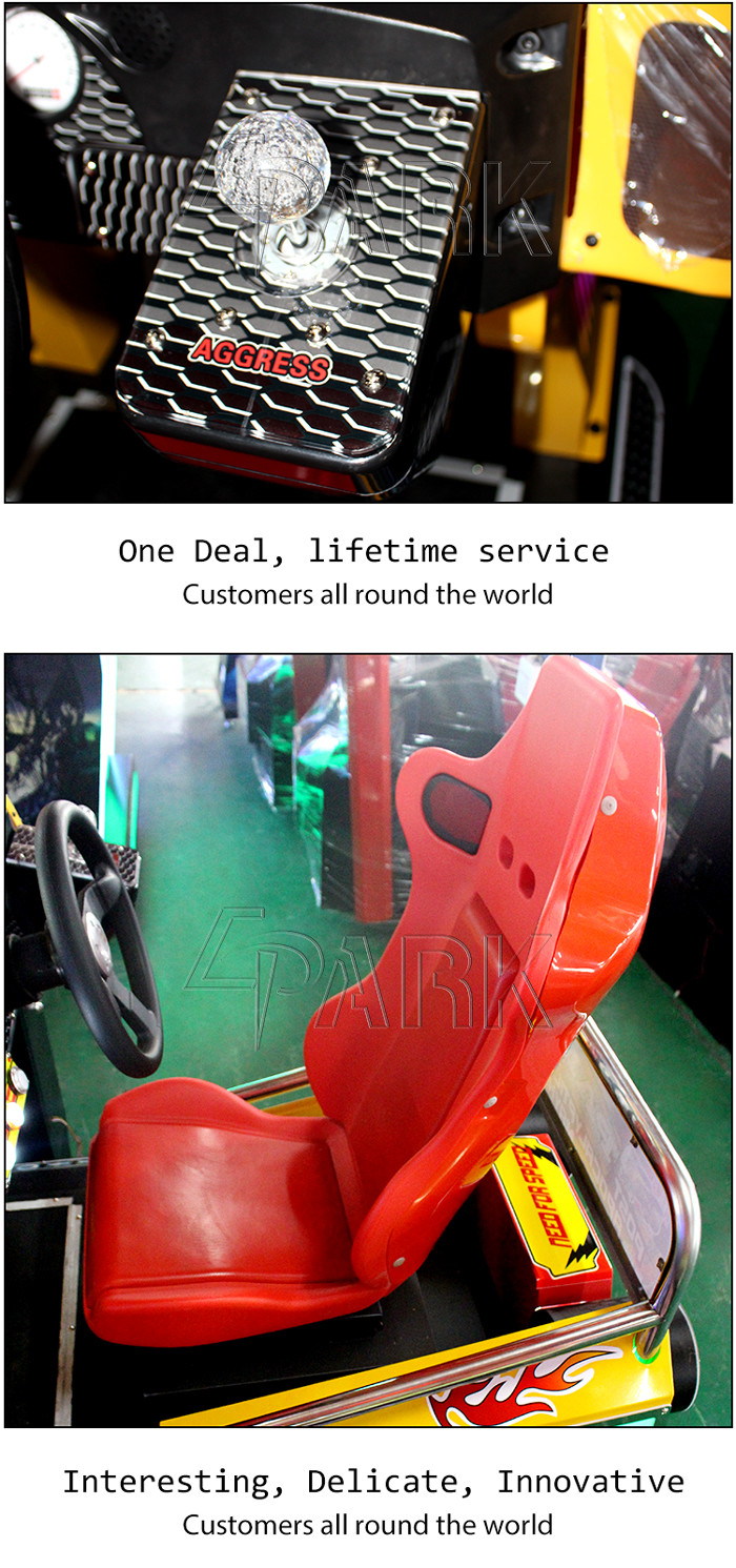 3DOF Racing Car Aracade Machine 42 Inch Screen For Game Center