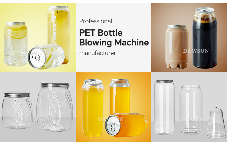 Plastic Can PET Transparent Can Food Sealing Can Blow Molding Machine
