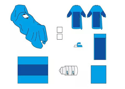 Convenient Sterile Surgical Packs EOS Drape Surgical Laparoscopy