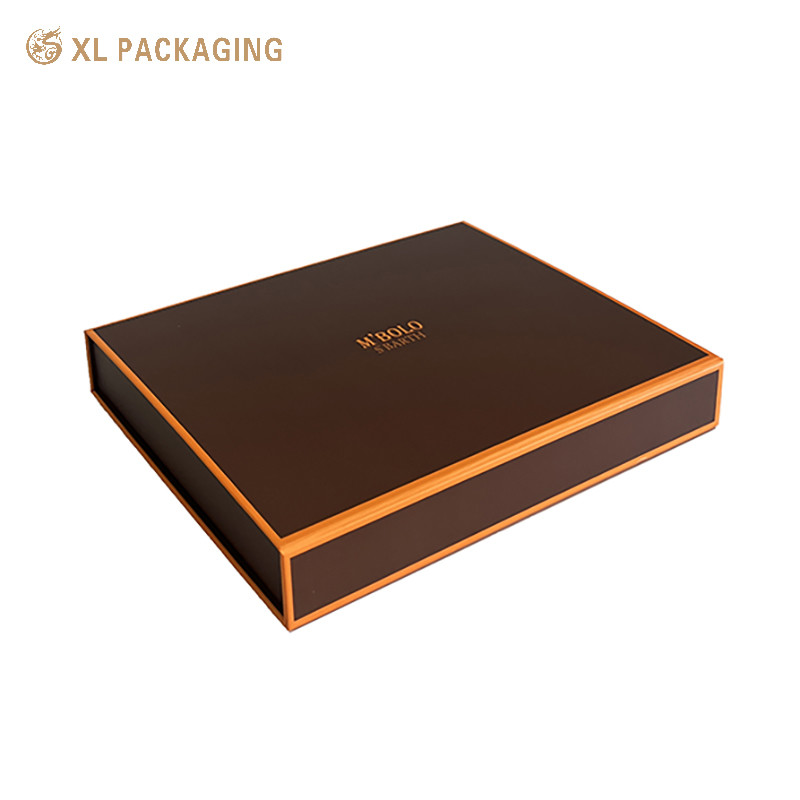 Full Color Printing Foldable Paper Boxes Book Shape Cardboard Box With Magnetic Lid