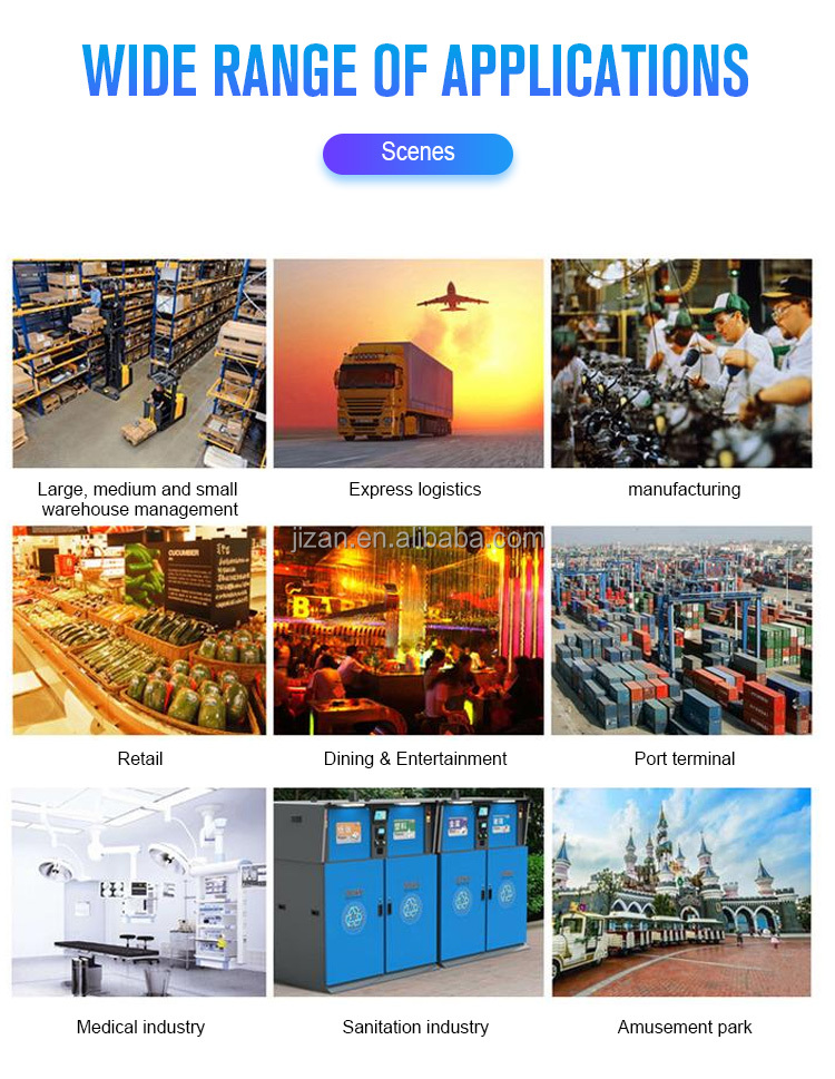 PDA With Android 9.0 OS 1D 2D QR Code Scanner 125K NFC Reader Barcode Scanner Reader Handheld PDA Terminal for Logistic