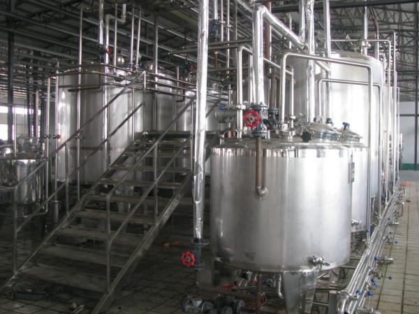 250ml Yogurt Production Line , Small Scale Dairy Production Line For Gable Top
