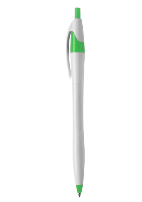 Plastic pen advertising pens, small waist cute style, push type, slim stem, commercial and office ballpoint pens