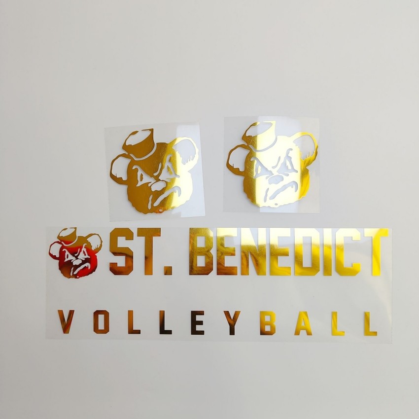 Cold Peel Metallic Heat Transfer Off Shine And Brilliance Gold Foil Logo For Clothing