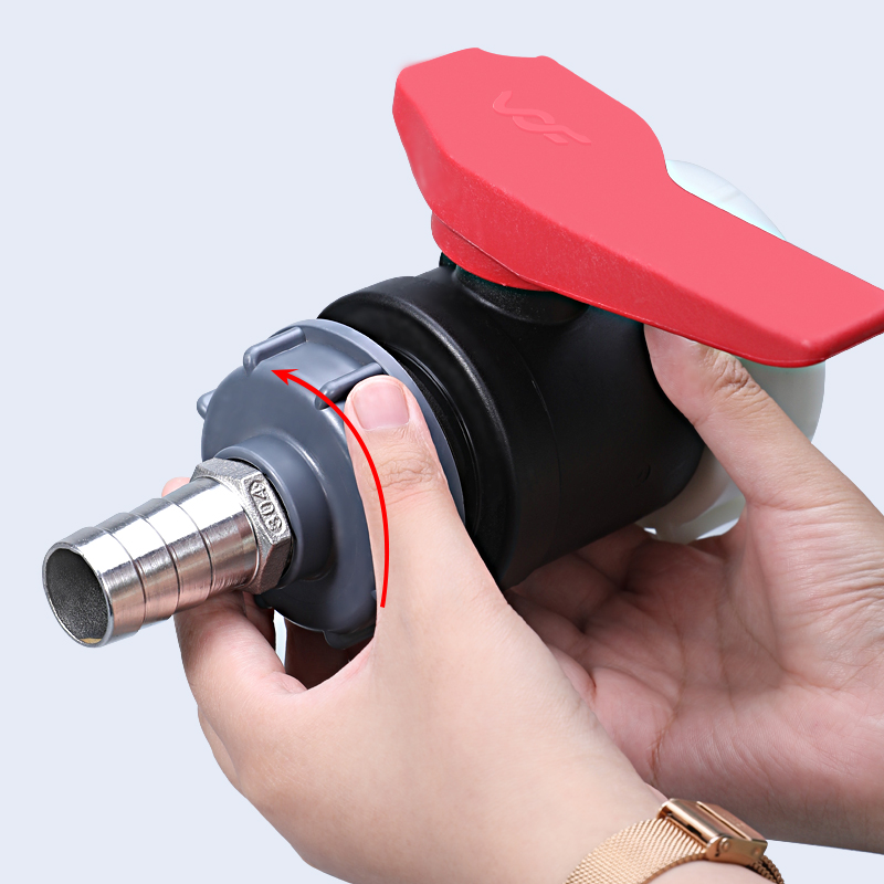 Customized Support OEM IBC Tank Adapter for Home Garden Hose Tap Thread Brass Ball Bibcock