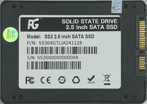 PG Brand 2.5'' SATA SSD Industrial Grade 128GB 256GB 512GB 1TB SSD For Monitor