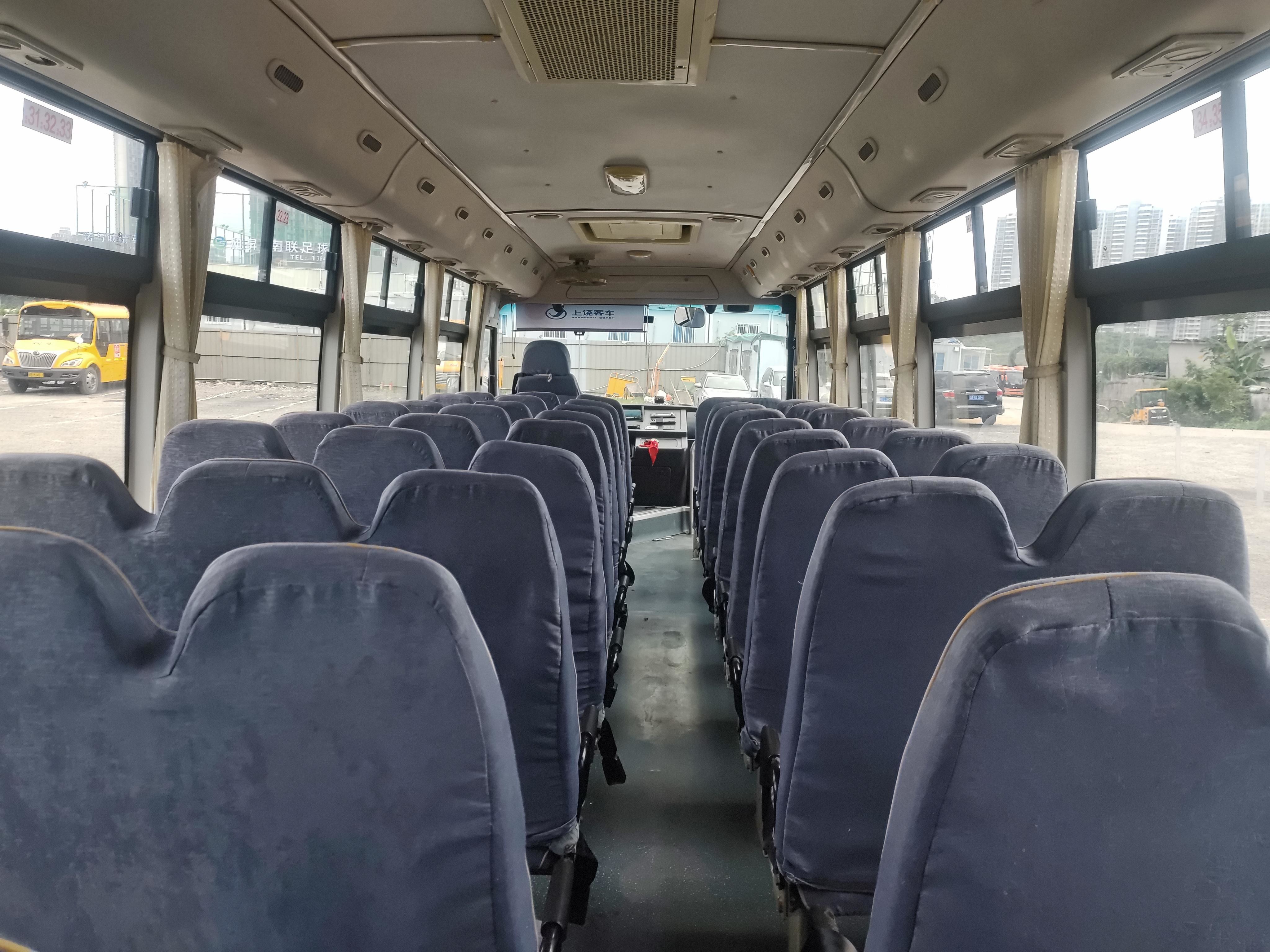 Shang Rao Second Hand 52 Seater Bus LHD Steering Position Diesel Pre Owned School Buses