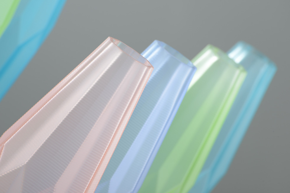 Handmade Glass Vase With Individual Packing