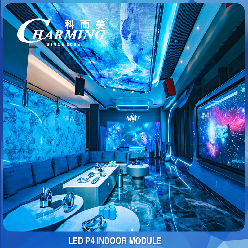 1000CD/M2 P4 Indoor LED Display Modules 3840Hz For Exhibition Bar Club