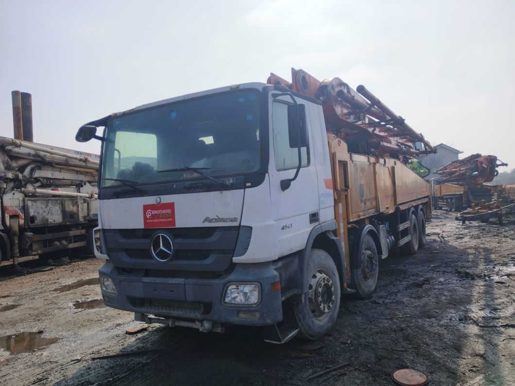 Concrete Pump Truck Pusmeister 49 Meters Using Mercedes Chassis Hot Sales