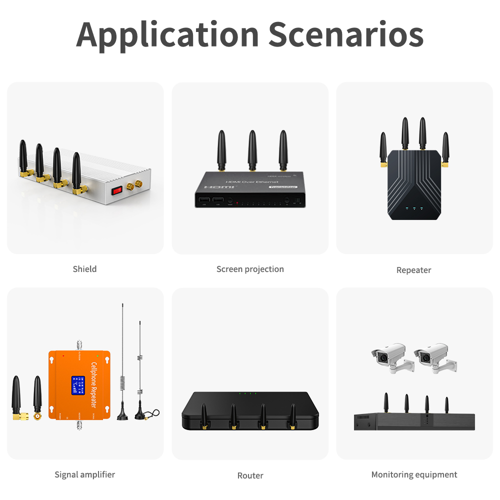 Omnidirectional External Antenna for Huawei Ausu Router Connect Type RP-SMA / SMA-male