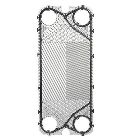 Flexible Material Brazed Plate Heat Exchanger Plate with Single Plate Configurat