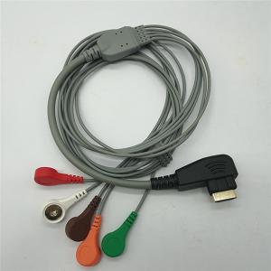  DMS 5 Lead Holter ECG Cable HDMI Connector Reusable For Hospital Equipment Manufactures