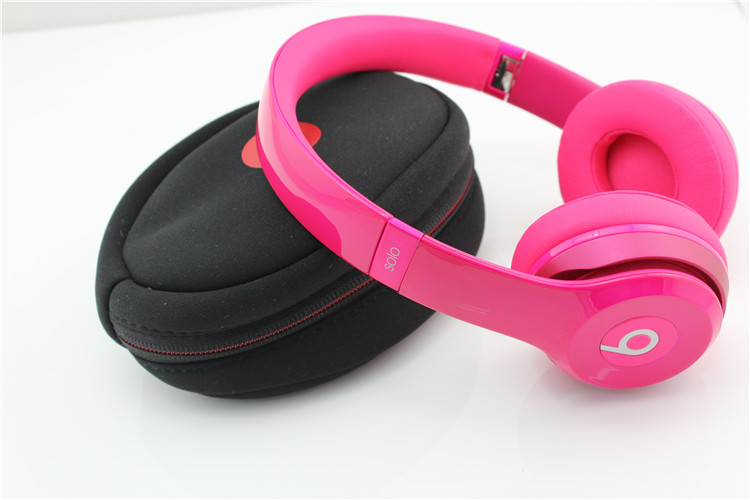 beats Solo 2 Stereo Wired On Ear Pink Headphones- Pre Owned- Excellent Condition made in china from Golden Rex Group ltd