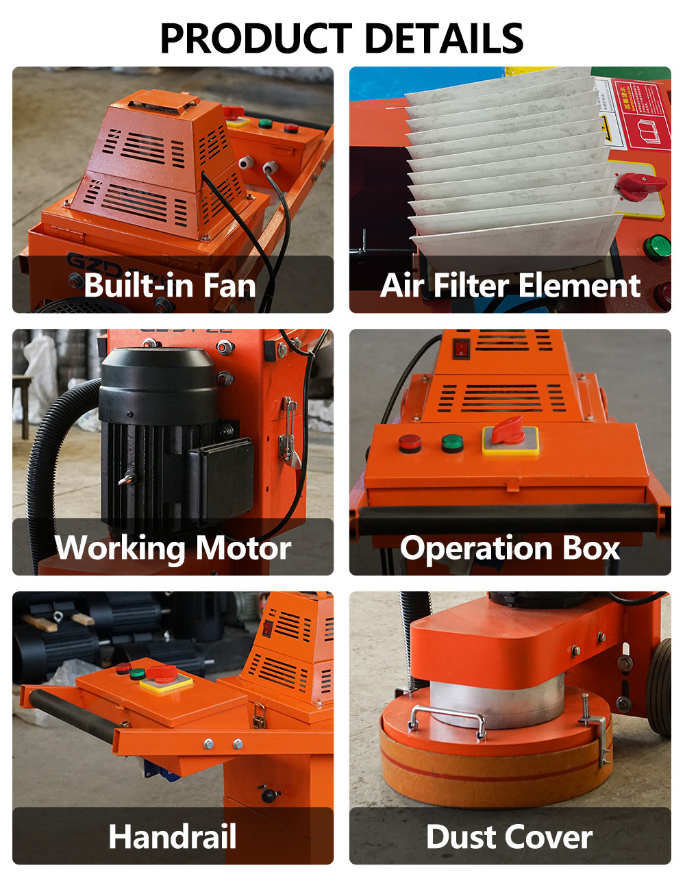 Concrete Grinding Machine Heavy-Duty Concrete Grinding Machine