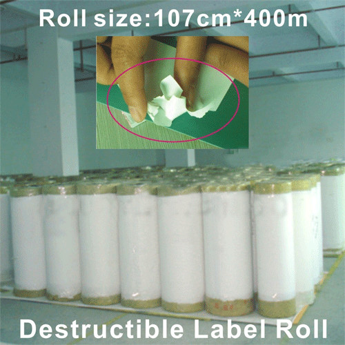 Ultra Destructible Tamper Evident Label Material , 3D Hologram Stickers