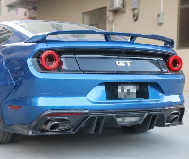 ABS Carbon Fiber Tail Wing Spoiler Car Modified Parts
