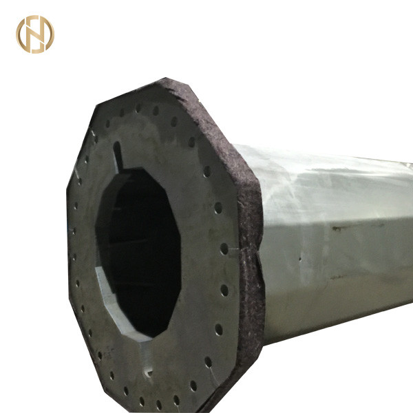 GR50 Grade Steel Telecommunication Post 25M 30M 36M 3-25mm Wall Thickness