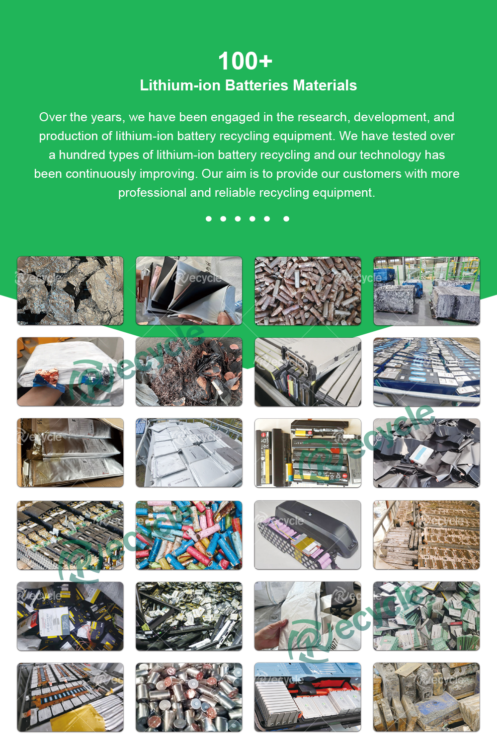 Revolutionary Recycling Solution Fully-automated Lithium Battery Recyclcing Machine