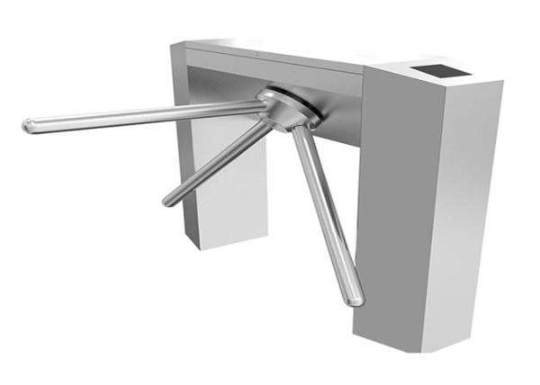 Solenoid Valve Waist High Semi Auto Tripod Turnstile Gate For Door Access