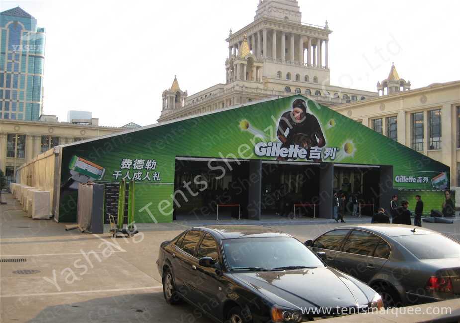 Waterproof Clear Span Large Outdoor Party Tents Aluminum Alloy Frame
